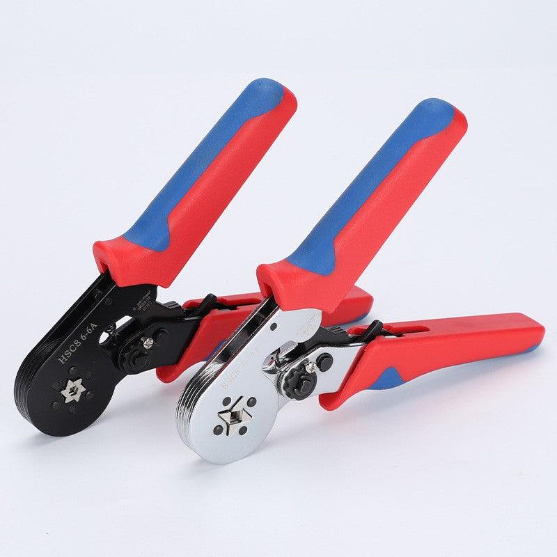 Ferrule Crimping Tool Crimping Plier HSC8 6 6A Carbon Red Blue Steel Style Surface Plastic Millet