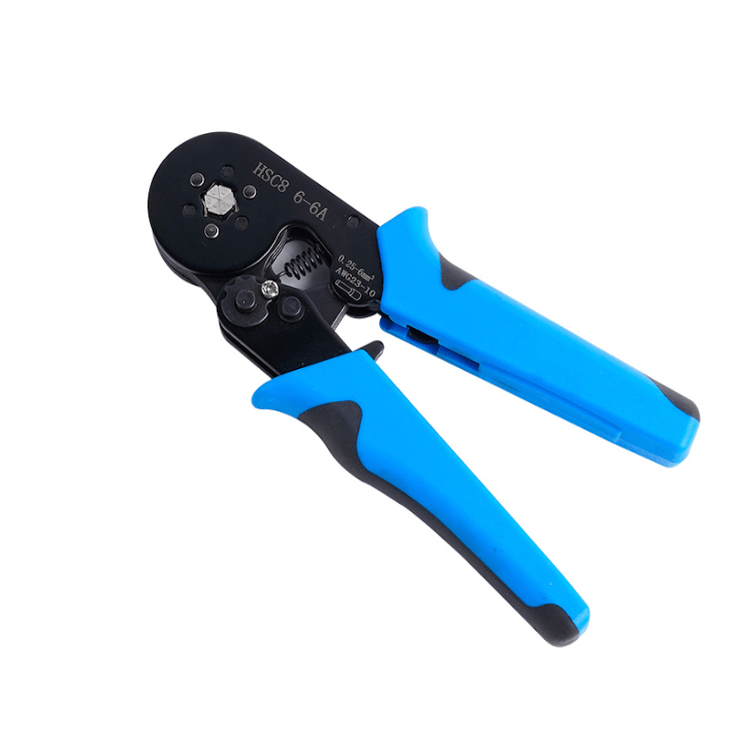 Ferrule Crimping Tool Crimping Plier HSC8 6 6A Carbon Red Blue Steel Style Surface Plastic Millet