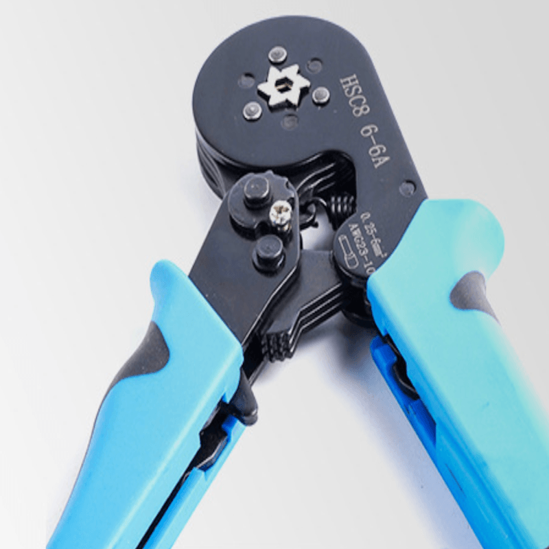 Ferrule Crimping Tool Crimping Plier HSC8 6 6A Carbon Red Blue Steel Style Surface Plastic Millet