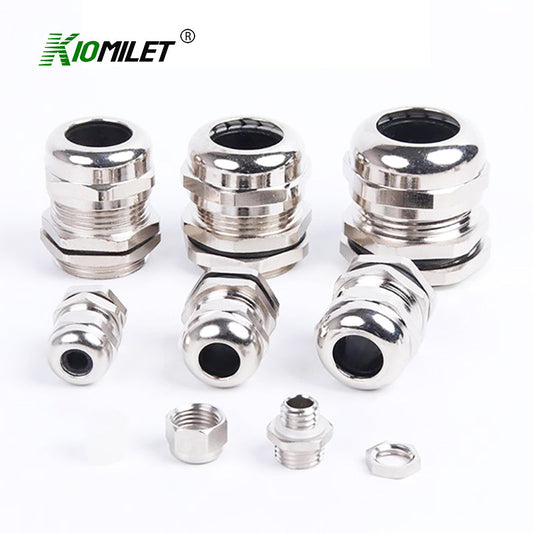 NPT thread Brass Cable Glands Wire Grommet Protection Cable Accessories Waterproof Joints Millet
