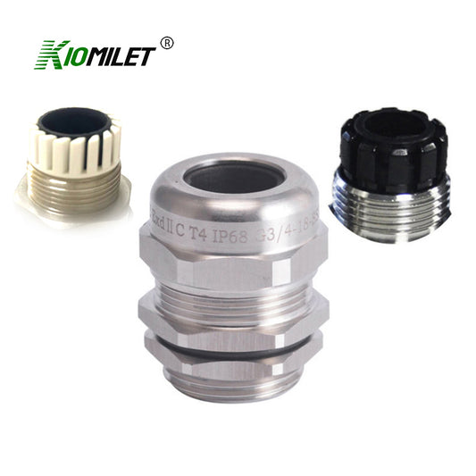 Stainless steel 304 G thread Cable Glands Waterproof ip68 Cable Joints Wire Grommet Protection Cable Accessories Charging Pile Joint