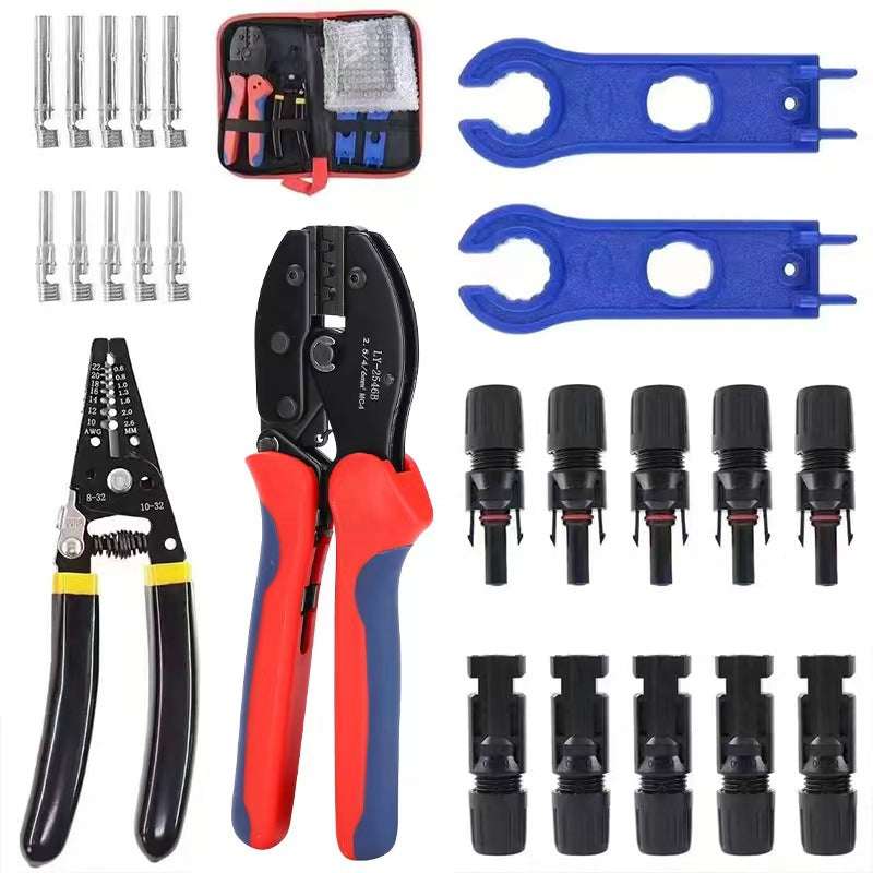 Wire clamp solar panel installation Tool set MC4 connector set for photovoltaic