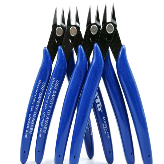 Blue Handle 170 electronic Cutting pliers Industrial water mouth Plastic diagonal pliers model trimming cutting pliers Hand tool