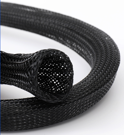 PET flame retardant nylon woven mesh pipe PET expansion sleeve snake skin mesh cable wire protection sleeve Snake skin tube