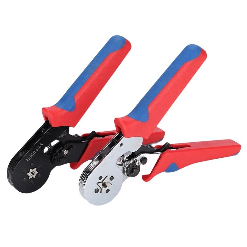 Professional Wire Stripping Pliers Tool Hsc8 6-4A Crimping tool Ratcheting Insulated Terminal Crimper for 8-20 AWG Wire,  Wire Connectors