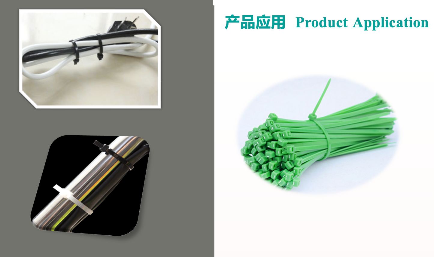 100 pcs Wholesale self-locking nylon zip ties plastic Tie the wire with zip ties and bundle the wires