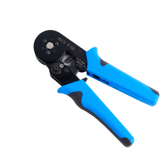 Ferrule Crimping Tool Crimping Plier  HSC8 6 6A Carbon Red Blue Steel Style Surface Plastic