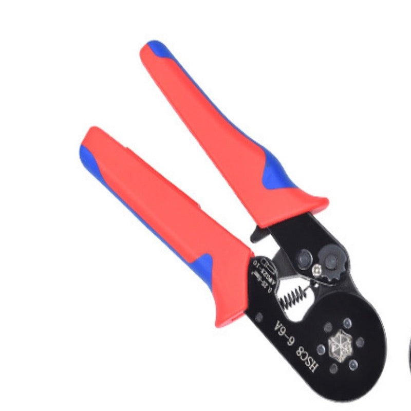 Professional Wire Stripping Pliers Tool Hsc8 6-4A Crimping tool Ratcheting Insulated Terminal Crimper for 8-20 AWG Wire,  Wire Connectors